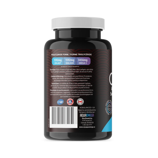 AquaOmega Balanced Omega 3 Suggested Use