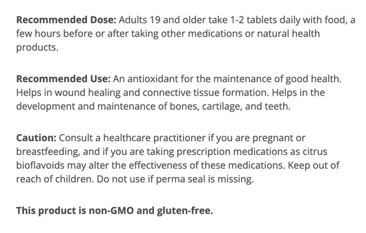 Metagenics Ultra C 1000 Vitamin C Suggested Use