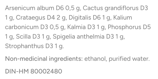 Dr Reckeweg R3 Ingredients