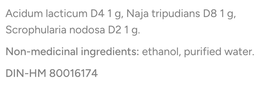 Dr Reckeweg R17 Ingredients