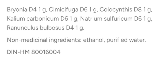 Dr Reckeweg R24 Ingredients