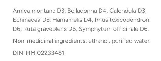 Dr Reckeweg R55 Ingredients