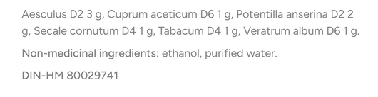 Dr Reckeweg R63 Ingredients