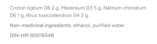 Dr Reckeweg R68 Ingredients