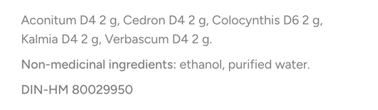Dr Reckeweg R70 Ingredients