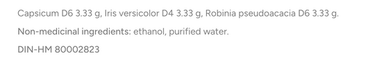 Dr Reckeweg R190 Ingredients