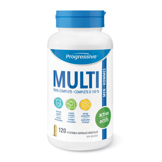 Progressive Multivitamin For Active Men 120 Veg Capsules