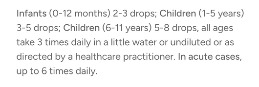 Dr Reckeweg R37 Junior Suggested Use