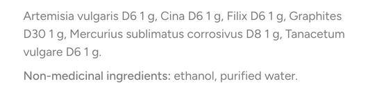 Dr Reckeweg R56 Junior Ingredients