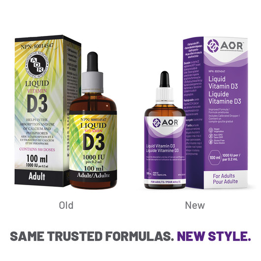 AOR Vitamin D3 Liquid Adult 100 Ml New Style