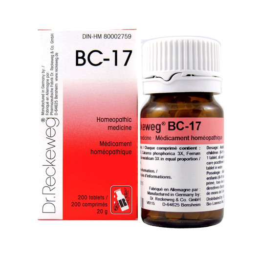 Dr Reckeweg BC17 - 200 Tablets (10107)