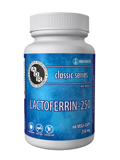 Aor Lactoferrin 250 mg - 60 Veg Capsules (1088) 