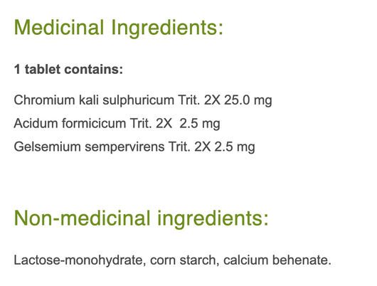 Pascoe Pascallerg Ingredients