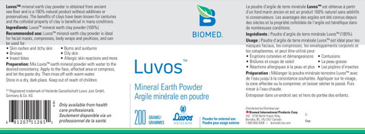 Biomed Luvos powder 200 Grams (Ingredients & Doses)