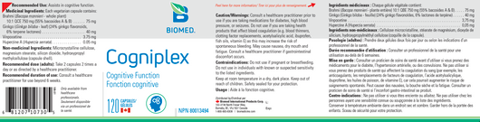 Biomed Cogniplex memory