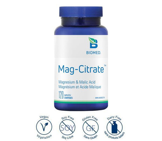 Biomed Mag Citrate 120 Caplets