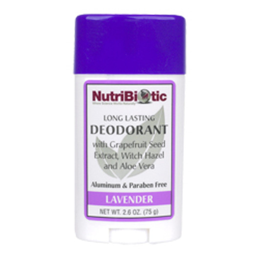 NutriBiotic Long Lasting Deodorant Lavender 2.6 OZ