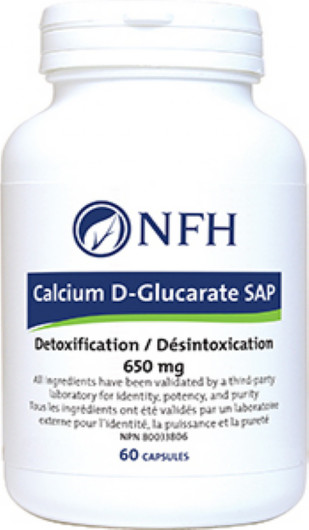 NFH Calcium D Glucarate SAP 60 Veg Capsules