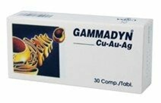 Unda Gammadyn Cu-Au-Ag 30 Tablets