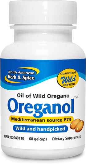 North American Herb & Spice Oreganol P73 - 60 Softgels 