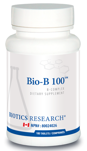 Biotics Research Bio B 100 ( Yeast Free ) 180 Tablets