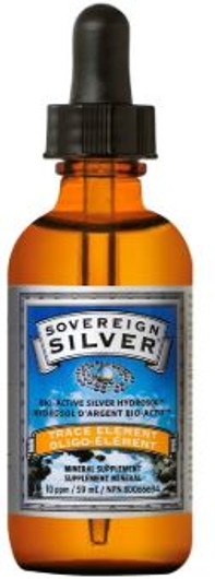 Sovereign Silver Bio Active Silver Hydrosol 10 ppm Dropper 118 ml