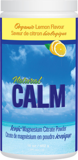 Natural Calm Magnesium Sweet Lemon 16 oz (454 Grams)