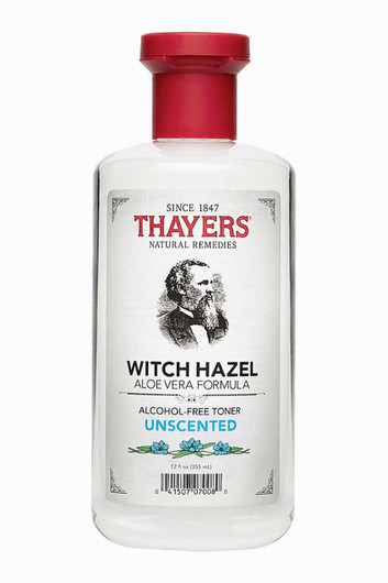 Thayer's Alcohol Free Unscented Witch Hazel With Organic Aloe Vera 12 Oz