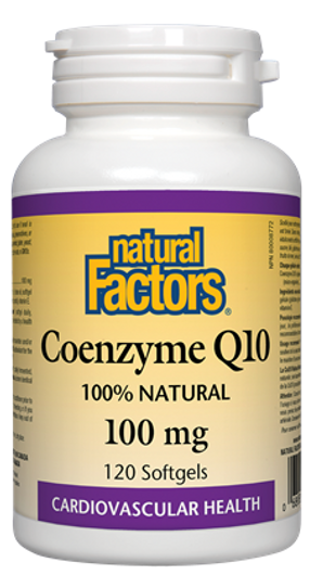 Natural Factors Coenzyme Q10 - 100 Mg 120 Softgels