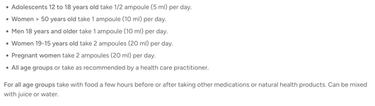 Bio Lonreco Multi Vit Plus Iron Suggested Use