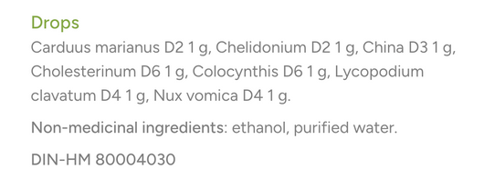 Dr Reckeweg R7 Drops Ingredients