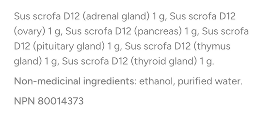 Dr Reckeweg R20 drops ingredients