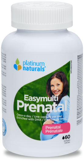 Platinum Naturals Easymulti Prenatal 60 Softgels (Old Look)