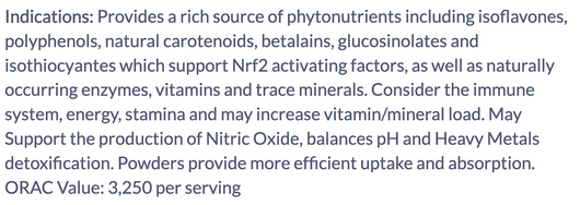 Biotics Research NitroGreens Suggested Use