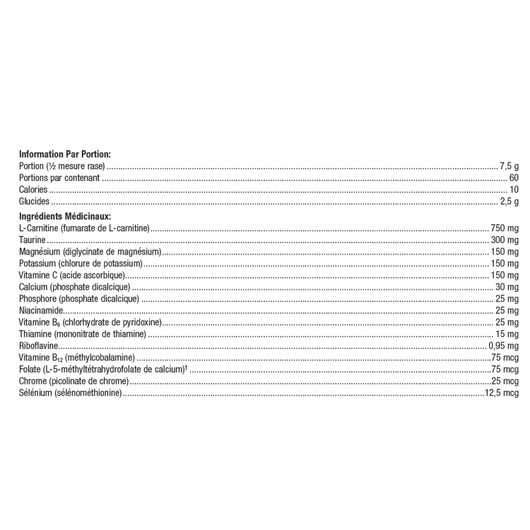 Metagenics MitoVive Ingredients