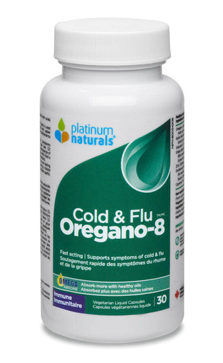 Platinum Naturals Oregano 8 - 30 Liquid Capsules (New Look)