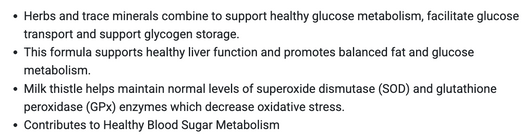 Restorative Formulations Glucose PX Benefits