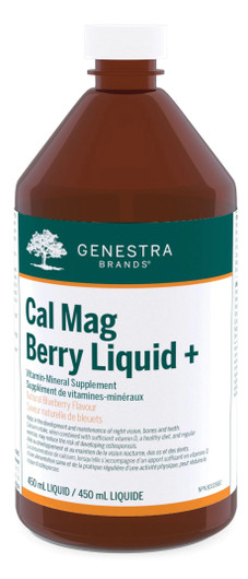 Genestra Cal Mag Berry liquid Plus 450 Ml ( previous look)