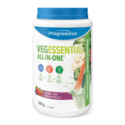 Progressive VegEssential All in One Natural Berry 840 Grams (New Look)