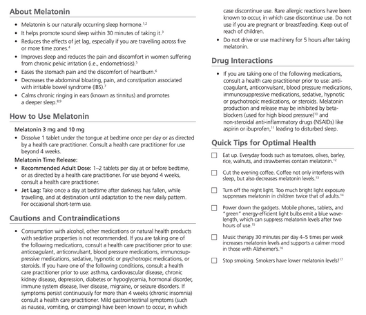 Bioclinic Naturals Melatonin supplement benefits