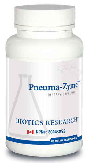 Biotics Research Pneuma Zyme 100 Tablets