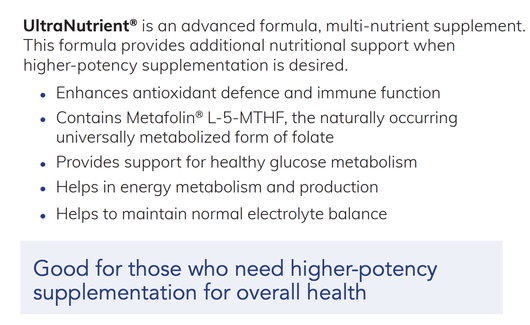 Pure Encapsulations UltraNutrient Benefits