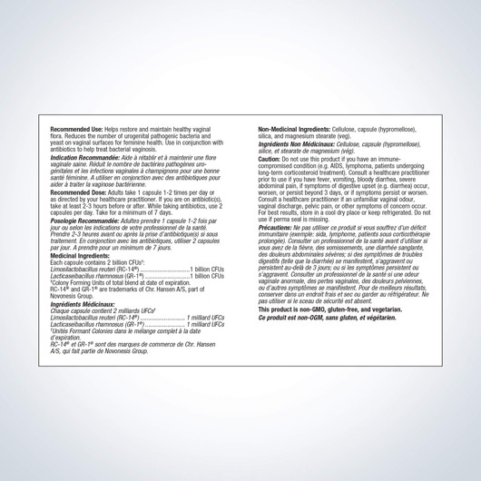 Metagenics UltraFlora Women's - Suggested Use