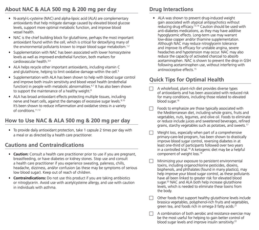 Bioclinic Naturals NAC And ALA Benefits