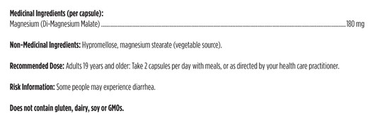 Designs for Health Magnesium Malate Suggested dose