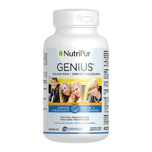 Nutripur Genius Kids and Teens 180 Chewable Softgels