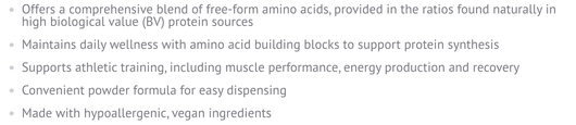 Pure Encapsulations Amino Replete Benefits