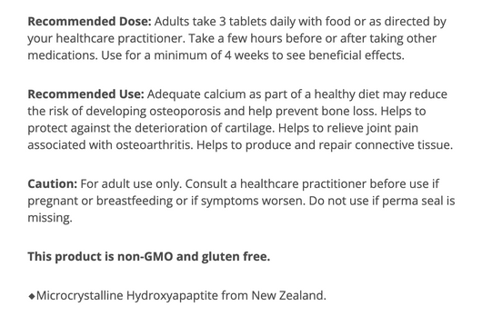 Metagenics Bone Builder Active Benefits