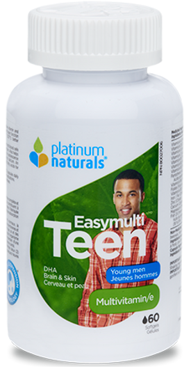 Platinum Naturals Easymulti Teen for Young Men 60 Softgels