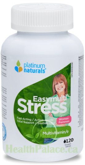Platinum Naturals Easymulti Stress for Women 120 Softgels (Old Look)